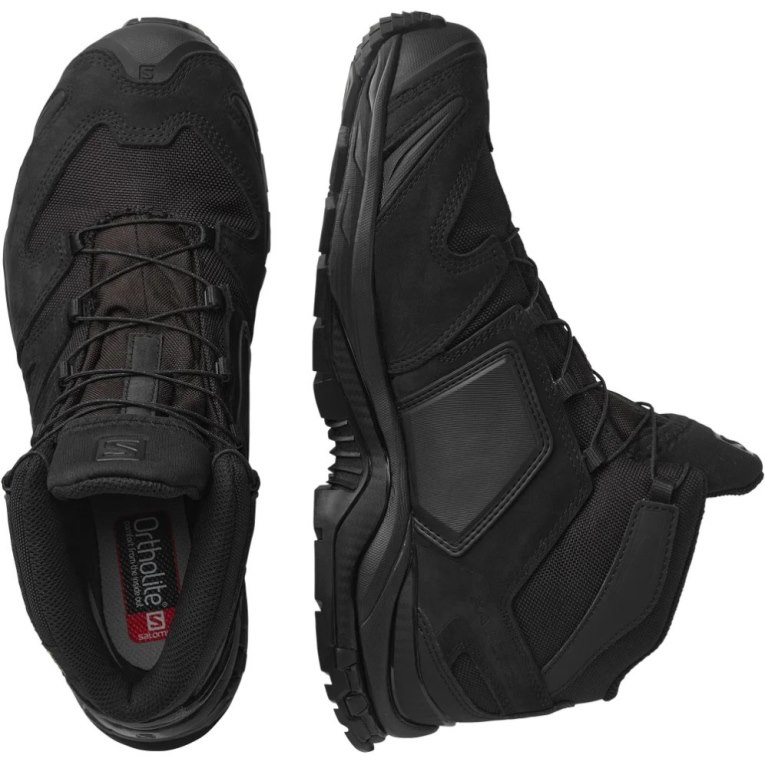 Botas Tácticas Salomon Xa Forces Mid Anchos GTX EN Mujer Negros | MX TGWA831